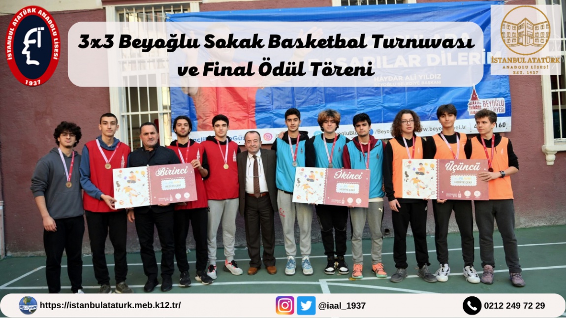 3x3 Beyoğlu Sokak Basketbol Turnuvası ve Final Ödül Töreni