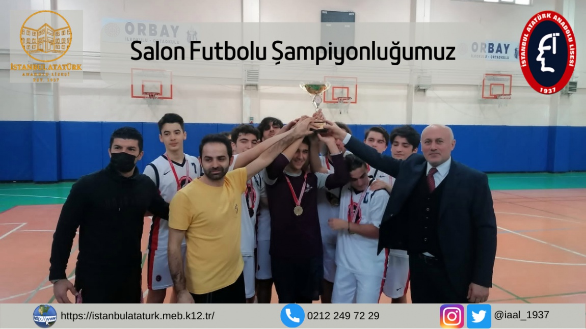 Salon Futbolu Turnuvasında Gençler A Erkek Kategorisinde Şampiyon Olduk