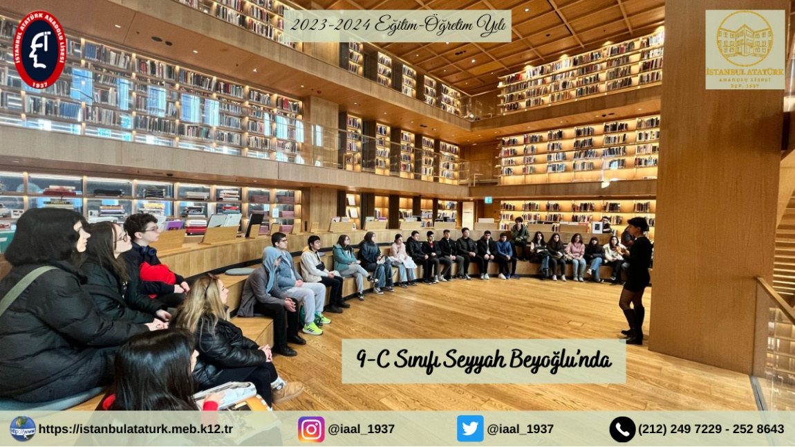 9-C Sınıfı Öğrencileri Seyyah Beyoğlu'nda